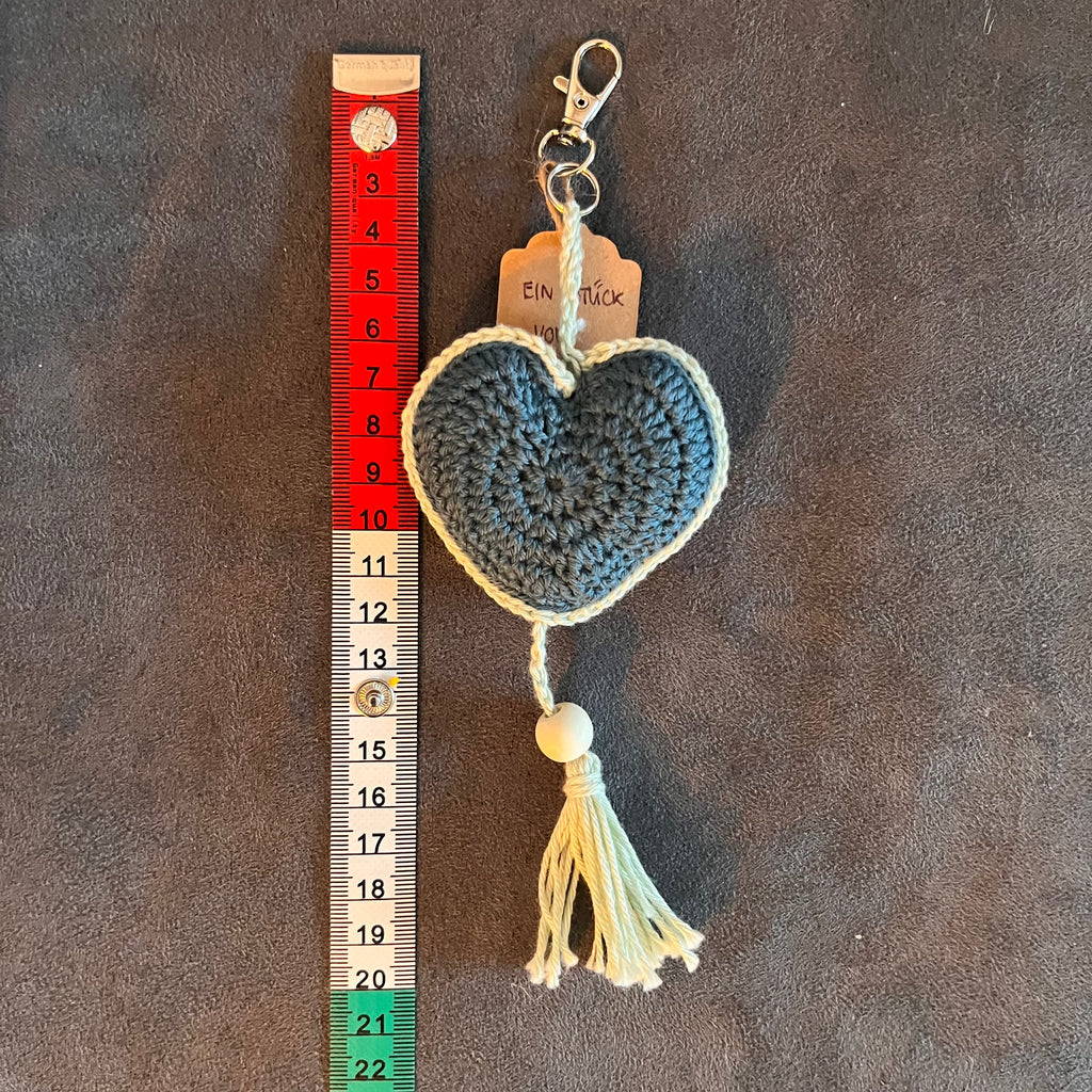 Handgemachter Schlüsselanhänger "Herz"